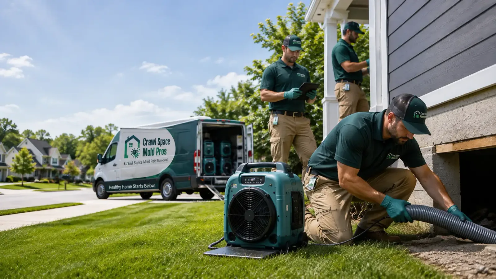 Crawl Space Mold Removal in Monkton, MD